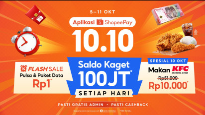 Cek Daftar Promo 10.10 yang Wajib Kamu Serbu, Ada Makan KFC Hanya 10RB di Aplikasi ShopeePay