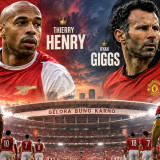 Thierry Henry vs Ryan Giggs di GBK, Duel Legenda MU dan Arsenal Siap Unjuk Gigi 