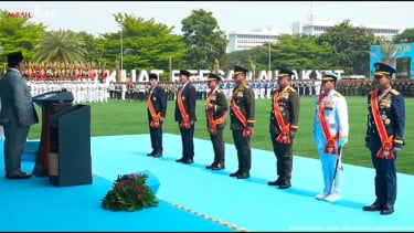 HUT ke-81 TNI, Presiden Prabowo Beri Tanda Kehormatan Bintang Mahaputera ke Sjafrie Sjamsoeddin hingga Agus Subiyanto