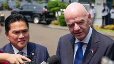 Prabowo Terima Kunjungan Presiden FIFA di Istana