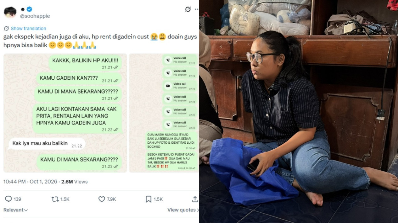 Modus Sewa HP untuk Konser Wanita Ini Malah Gadaikan 10 Smartphone, Samsung S26 Ultra Ikut Jadi 'Korban'
            - galeri foto