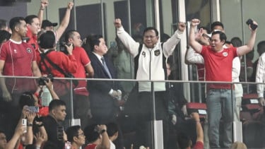 Reaksi Spontan Presiden Prabowo di Tribun Usai Timnas Indonesia Sikat Thailand pada Final FIFA ASEAN Cup 2026