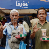 Livin’ Mandiri Berbagi Hadirkan Apresiasi bagi Pekerja Rentan dalam Perayaan HUT ke-28 Bank Mandiri