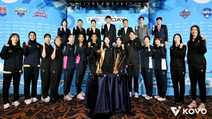 Kim Da-in dan Megawati Hangestri Saling Lempar Pujian saat Media Day V-League