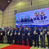 Puncak Hari Jadi HKBP 165 Tahun Diawali Ibadah Terpusat di Sipoholon Taput
