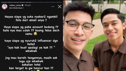 Ruben Onsu Akhirnya Buka Suara soal Video Betrand Peto Viral, Singgung Akun Bodong hingga Alkohol