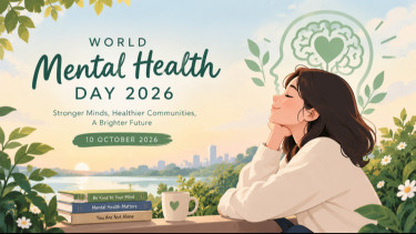 15 Ucapan Selamat Hari Kesehatan Mental Sedunia atau World Mental Health Day 2026 Bahasa Inggris dan Artinya