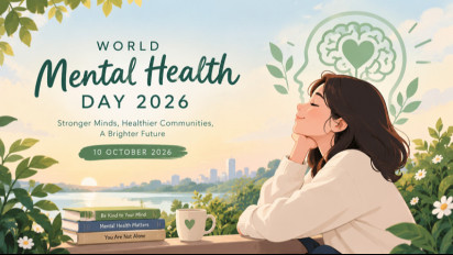 15 Ucapan Selamat Hari Kesehatan Mental Sedunia atau World Mental Health Day 2026 Bahasa Inggris dan Artinya