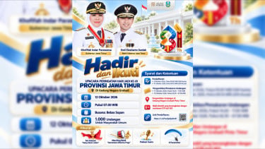 500 Kuota Pertama Undangan Upacara Hari Jadi ke-81 Jatim Ludes, Gubernur Khofifah Apresiasi Antusiasme Masyarakat