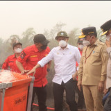Gubernur Agustiar Sabran Perkuat Penanganan Karhutla, Ratusan Sumur Bor Dibangun