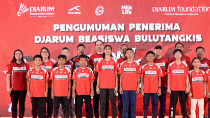PB Djarum Umumkan 9 Penerima Beasiswa Bulutangkis 2026, Terpilih dari 2.140 Peserta Audisi