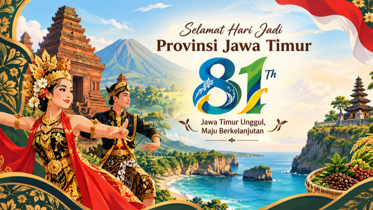 15 Ucapan Selamat HUT ke-81 Provinsi Jawa Timur, Referensi Caption Media Sosial
            - galeri foto