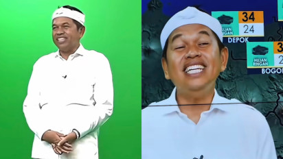 Tiba-tiba Jadi Presenter Prakiraan Cuaca, KDM Dipuji Warganet Punya Public Speaking Bagus