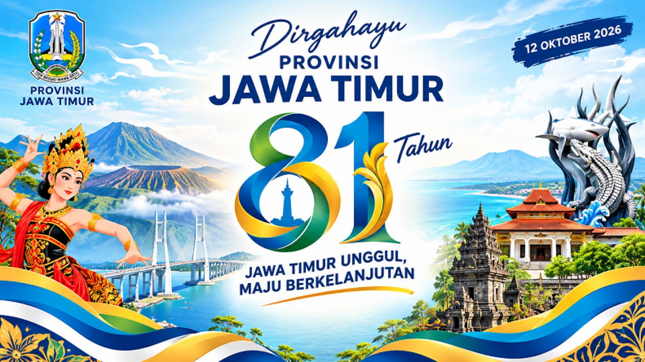 Kumpulan Link Twibbon HUT ke-81 Provinsi Jawa Timur, Gunakan untuk Ucapan di Media Sosial
            - galeri foto