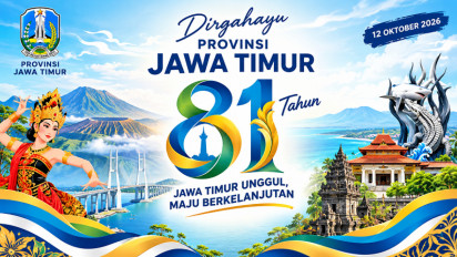 Kumpulan Link Twibbon HUT ke-81 Provinsi Jawa Timur, Gunakan untuk Ucapan di Media Sosial