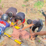 Bakar Lahan, Seorang Lansia di Samarinda Ikut Terbakar
