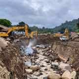Pascabanjir Bandang di Sumbar, Kemen PU Bangun Dua Sabo Dam di Sungai Batang Baliang
