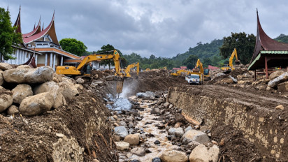 Pascabanjir Bandang di Sumbar, Kemen PU Bangun Dua Sabo Dam di Sungai Batang Baliang