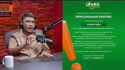 Travel Haji Umroh Hentikan Kerja Sama dengan Ruben Onsu