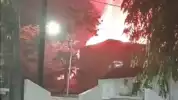 Kantor BPN Karawang Terbakar
