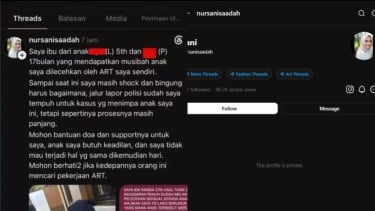 Usai Bongkar Dugaan Pelecehan Seksual Anaknya oleh ART, Ibu di Matraman Mendadak Kunci Akun Threads