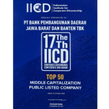 bank bjb Raih Pengakuan Top 50 Emiten MidCap dalam IICD CG Award 2026