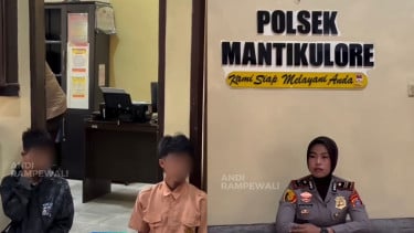 Selesaikan Konflik Pelajar, Kapolsek Mantikulore pakai Cara Tegas dan Humanis