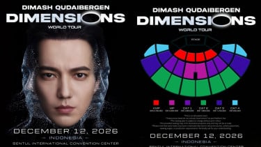 Penyanyi Kazakhstan Dimash Qudaibergen akan Gelar Konser Perdana di Indonesia Tahun 2026 Ini