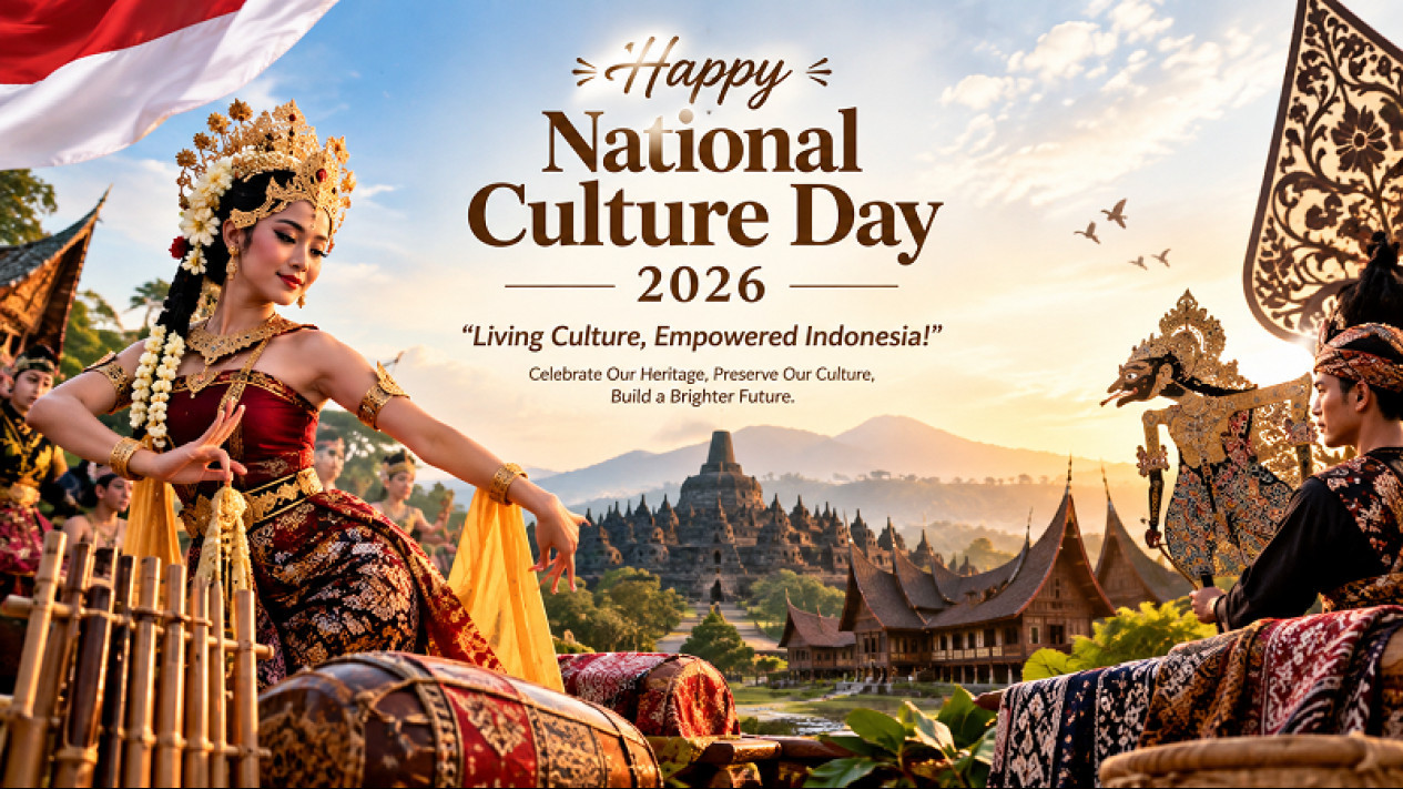 10 Ucapan Hari Kebudayaan Nasional 2026 Bahasa Inggris, Referensi Caption Media Sosial
            - galeri foto