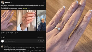 Viral Petugas X-ray Bandara Soetta Disebut Tak Kembalikan 2 Cincin Milik Penumpang: Itu Hadiah dari Suami dan Ibuku