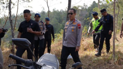 Kebakaran Hutan di Lereng Gunung Lawu Belum Padam, 244 Personel Gabungan Diterjunkan ke Lokasi