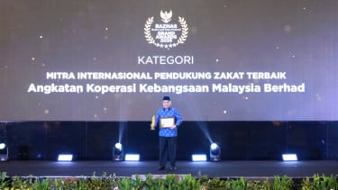 Sinergi Zakat Antarnegara, BAZNAS Beri Penghargaan Khusus untuk Koperasi Kebangsaan Malaysia ANGKASA