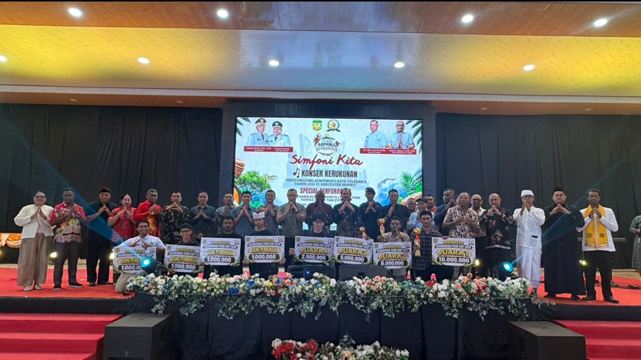 Sambut KKT II 2026, FKUB Mimika Gelar Konser Kerukunan di Gedung Tongkonan
            - galeri foto