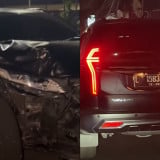 Kondisi Mobil Terduga Pelaku usai Tabrakan Maut di Mampang Prapatan yang Menewaskan Remaja 15 Tahun