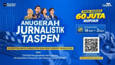 TASPEN Gelar Anugerah Jurnalistik 2026, Ajak Jurnalis, ASN, dan Masyarakat Partisipasi dengan Total Hadiah Rp60 Juta