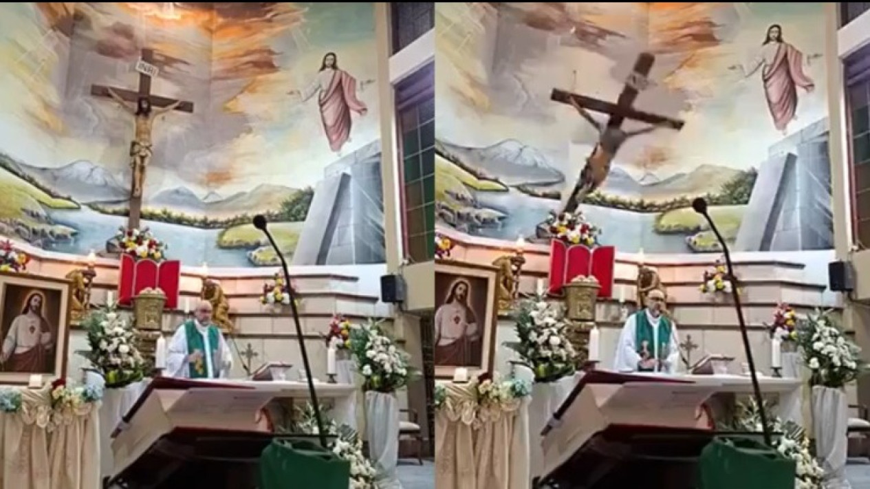 Pilu! Pastor di Ekuador Tewas Tertimpa Salib saat Pimpin Misa
            - galeri foto