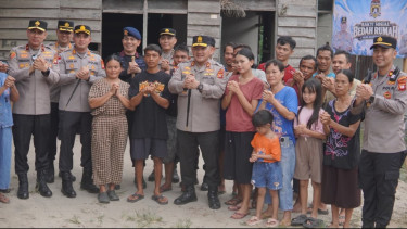 Polda Kalbar Gelar Pengobatan Gratis dan Bedah Rumah