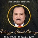 Mantan KSAD Subagyo HS Meninggal Dunia di Yogayakarta