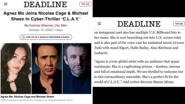 Sukses Bintangi Serial Reacher, Agnez Mo Kini Main Bareng Nicolas Cage di Film C.L.A.Y.