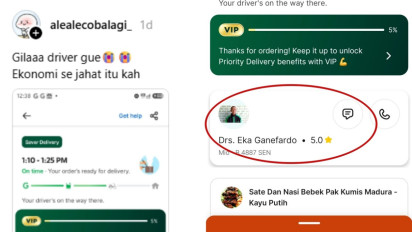Viral Driver Ojek Online Bergelar Drs Bikin Heboh Netizen Threads: Ekonomi Sejahat Itu kah?