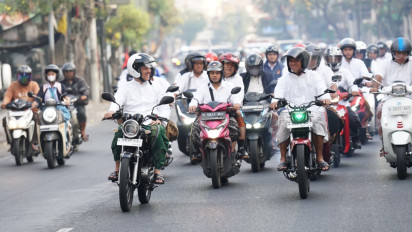 Hari Santri Nasional 2026, Santri di Sidoarjo Diajak Tertib Berlalu Lintas
