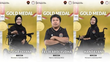 Boccia Indonesia Panen Emas di Asian Para Games 2026, Tiga Atlet Berjaya di Nagoya