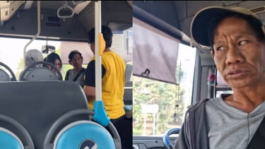 Viral! Video Pria Diduga Hendak Copet HP Penumpang TransJakarta di Bandara Soetta, Ini Tampangnya