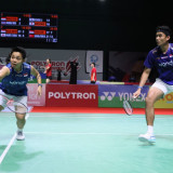 Apriyani Rahayu Terpeleset hingga Dibawa ke Rumah Sakit, Bagas/Apriyani Retired di Polytron Kudus Indonesia Masters 2026