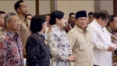 Soroti Inklusi Keuangan Daerah, Presiden Prabowo Kumpulkan Jajaran Kabinet dan Kepala Daerah di JIExpo​​​​​​​