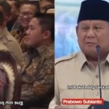 Momen Presiden Prabowo Tiru Kedipan Mata Seskab Teddy: Gue Nih Presiden, Ted!