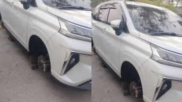 Ban Mobil Digasak Maling Saat Parkir di Stasiun Rawa Buntu, Pelaku Berhasil Diamankan