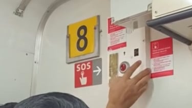 Viral Penumpang KRL Tak Sengaja Tekan Tombol SOS, Gerbong Mendadak Panik!
