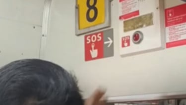 Pria Tak Sengaja Tekan Tombol SOS KRL Bogor-Jakarta Kota, KAI Minta Maaf Jika Buat Penumpang Panik