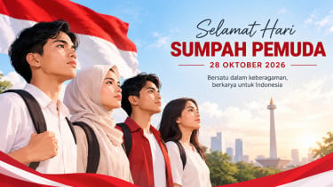 10 Ucapan Selamat Hari Sumpah Pemuda 2026, Cocok Dijadikan Caption Media Sosial